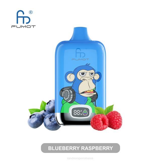 RandM Disposable Vape - Fumot Original RandM Digital Box baterie 12000 și dispozitiv de vape cu afișaj lichid HXFL6 banană căpșuni