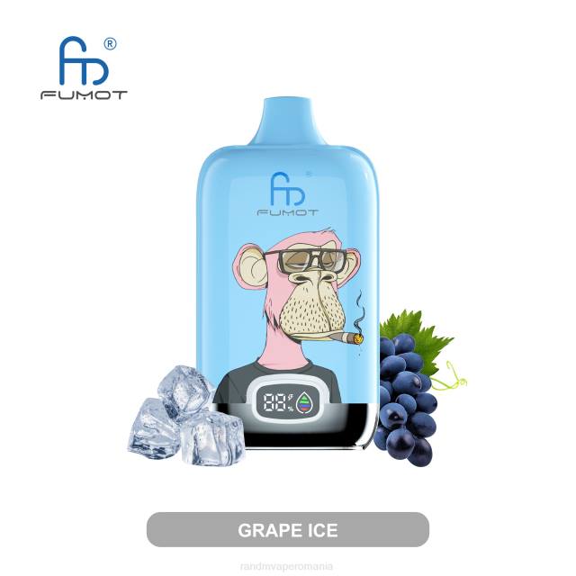 RandM Disposable Vape - Fumot Original RandM Digital Box baterie 12000 și dispozitiv de vape cu afișaj lichid HXFL6 banană căpșuni