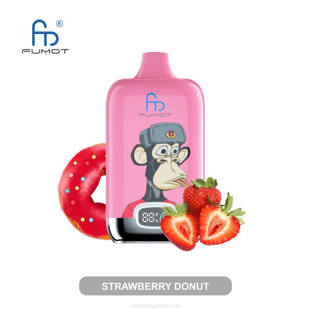 RandM Disposable Vape - Fumot Original RandM Digital Box baterie 12000 și dispozitiv de vape cu afișaj lichid HXFL6 banană căpșuni