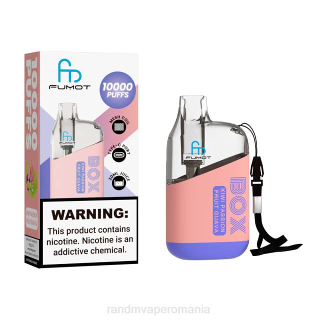 RandM Tornado Sale - Fumot Original RandM Tornado Box Dispozitiv de vape pentru controlul fluxului de aer 10000 1buc HXFL97 kiwi guava fructul pasiunii