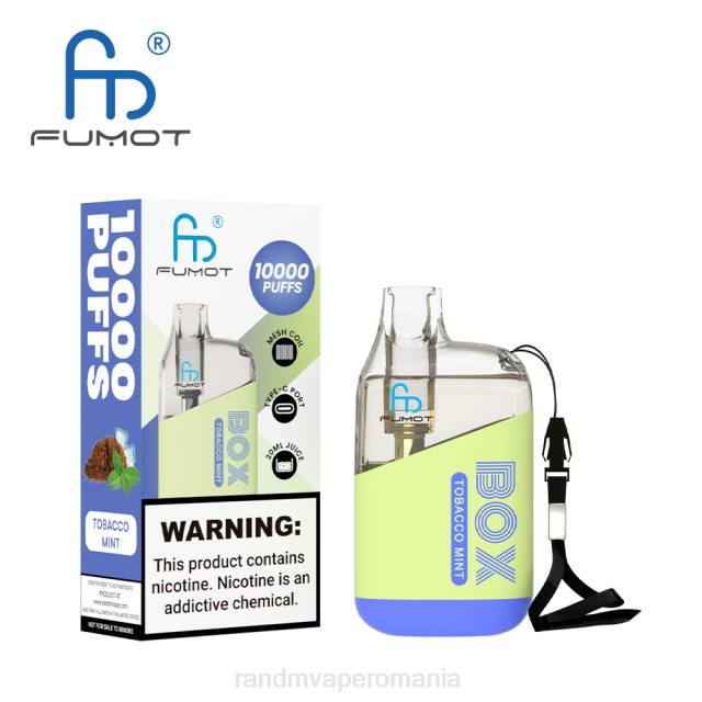 RandM Vape Romania - Fumot Original RandM Tornado Box Dispozitiv de vape pentru controlul fluxului de aer 10000 1buc HXFL101 menta de tutun