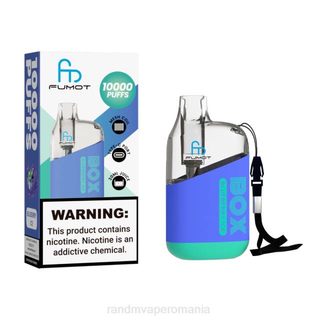 RandM Vape Romania - Fumot Original RandM Tornado Box Dispozitiv de vape pentru controlul fluxului de aer 10000 1buc HXFL91 gheata de afine