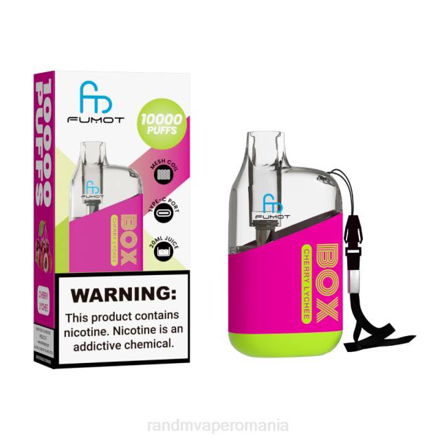 RandM Vape Sale - Fumot Original RandM Tornado Box Dispozitiv de vape pentru controlul fluxului de aer 10000 1buc HXFL98 litchi de cirese