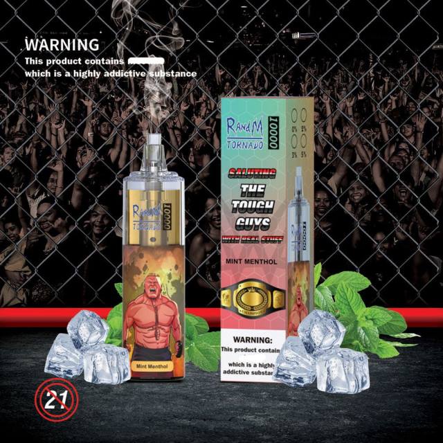 RandM Tornado Flavors - RandM Tornado Dispozitiv de vape pentru controlul fluxului de aer 10000 1buc HXFL110 mentol de mentă