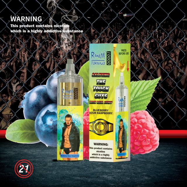 RandM Tornado Flavors - RandM Tornado Dispozitiv de vape pentru controlul fluxului de aer 10000 1buc HXFL120 afine zmeura acra