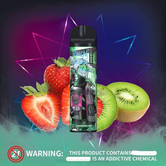 Best RandM Flavor - RandM Tornado Dispozitiv de vape pentru controlul fluxului de aer 8000 1buc HXFL245 pepene roșu de măr
