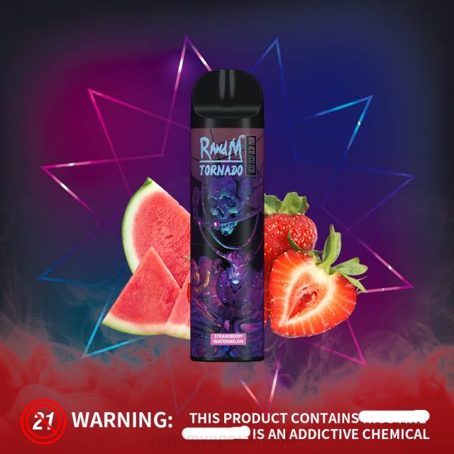 Best RandM Flavor - RandM Tornado Dispozitiv de vape pentru controlul fluxului de aer 8000 1buc HXFL245 pepene roșu de măr
