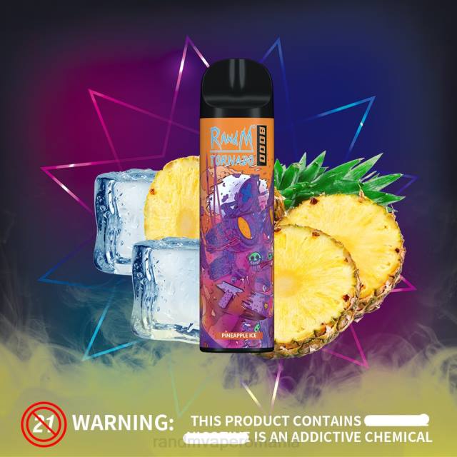 Best RandM Flavor - RandM Tornado Dispozitiv de vape pentru controlul fluxului de aer 8000 1buc HXFL245 pepene roșu de măr
