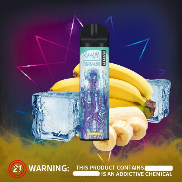Best RandM Flavor - RandM Tornado Dispozitiv de vape pentru controlul fluxului de aer 8000 1buc HXFL245 pepene roșu de măr