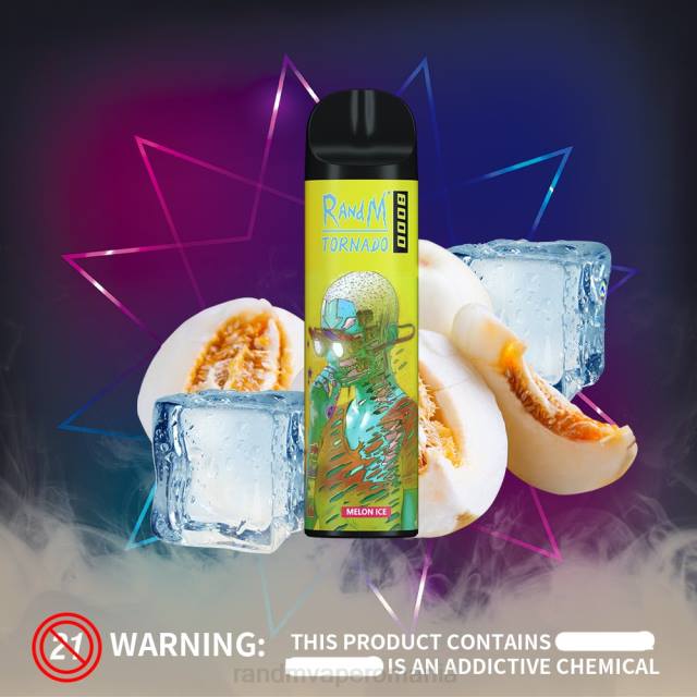 RandM Tornado Bucharest - RandM Tornado Dispozitiv de vape pentru controlul fluxului de aer 8000 1buc HXFL244 gheata de pepene galben