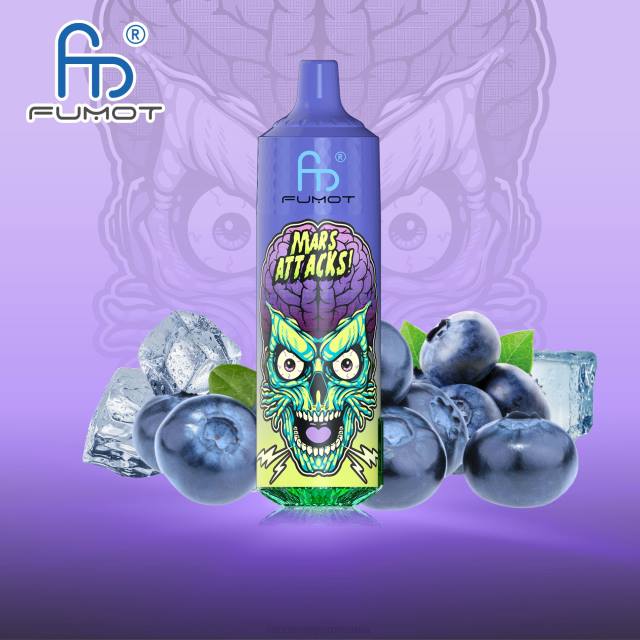 Best RandM Flavor - Fumot RandM Tornado Dispozitiv de vape 9000 pro cu baterie și afișaj ejuice versiunea 1 HXFL185 gheata de afine
