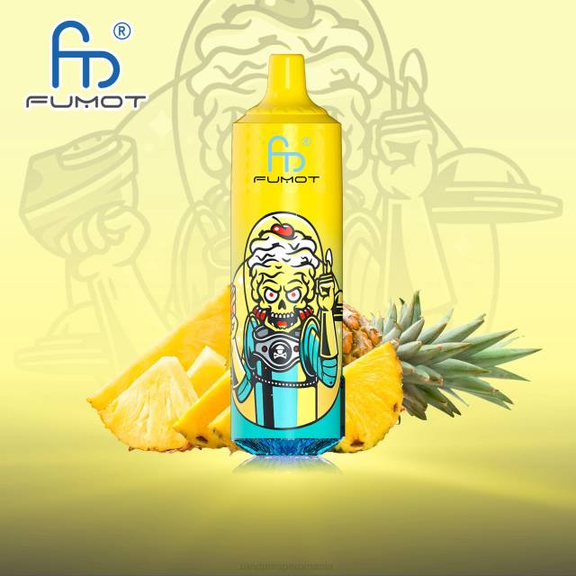 RandM Tornado Bucharest - Fumot RandM Tornado Dispozitiv de vape 9000 pro cu baterie și afișaj ejuice versiunea 1 HXFL194 ananas