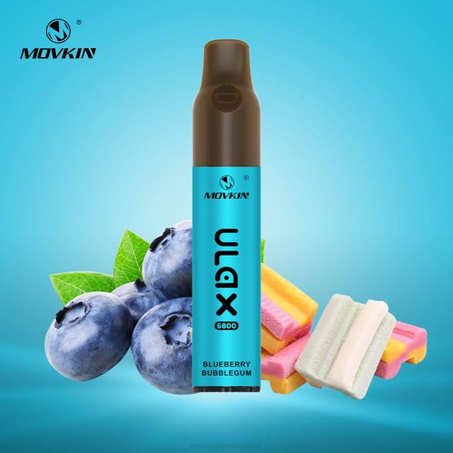 RandM Tornado Sale - RandM Movkin Ulax 6800 (bobină ceramică) dispozitiv de vaporizare reîncărcabil de unică folosință HXFL67 gumă de afine