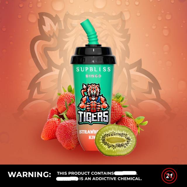 Best RandM Flavor - RandM Supbliss Bingo 8000 dispozitiv vape pod 1buc HXFL255 kiwi de căpșuni