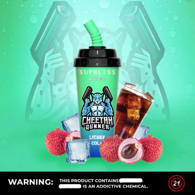RandM Tornado Bucharest - RandM Supbliss Bingo 8000 dispozitiv vape pod 1buc HXFL264 cola lychee