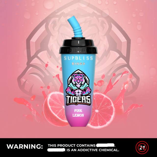 RandM Tornado Flavors - RandM Supbliss Bingo 8000 dispozitiv vape pod 1buc HXFL260 lamaie roz