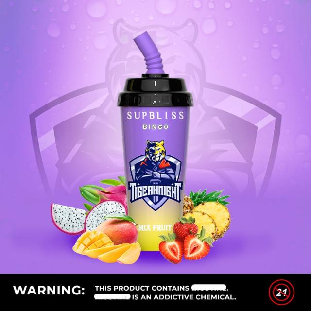 RandM Vape Sale - RandM Supbliss Bingo 8000 dispozitiv vape pod 1buc HXFL258 amestecați fructele