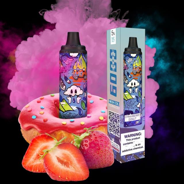 Best RandM Flavor - RandM Tornado 6000 dispozitiv de control al fluxului de aer vape pod 1buc HXFL285 gogoasa de capsuni