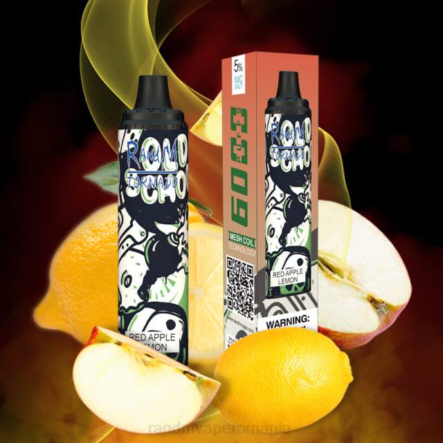 RandM Tornado Disposable Vape - RandM Tornado 6000 dispozitiv de control al fluxului de aer vape pod 1buc HXFL279 măr roșu lămâie