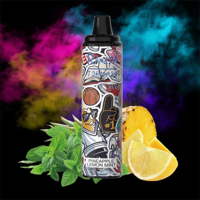 RandM Tornado Disposable Vape - RandM Tornado 6000 dispozitiv de control al fluxului de aer vape pod 1buc HXFL279 măr roșu lămâie