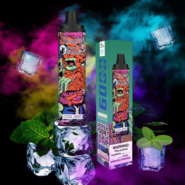 RandM Tornado Disposable Vape - RandM Tornado 6000 dispozitiv de control al fluxului de aer vape pod 1buc HXFL279 măr roșu lămâie