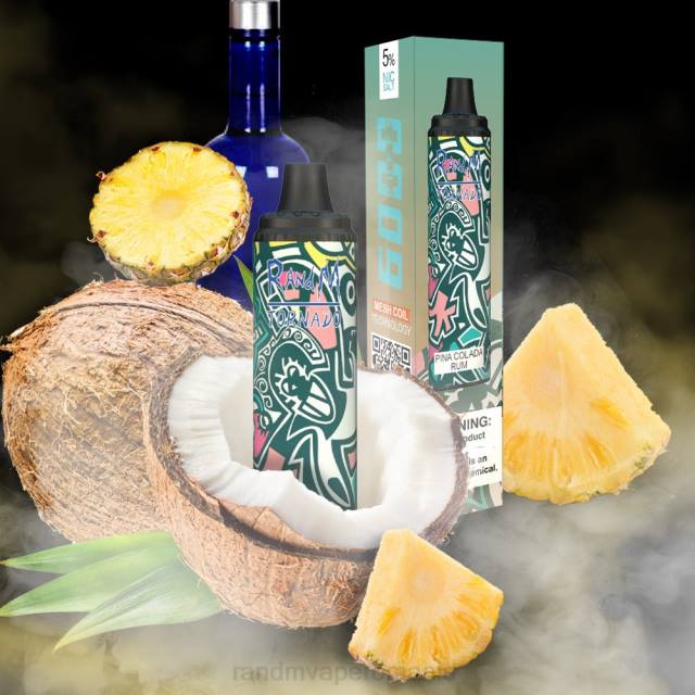 RandM Tornado Flavors - RandM Tornado 6000 dispozitiv de control al fluxului de aer vape pod 1buc HXFL280 rom pina colada