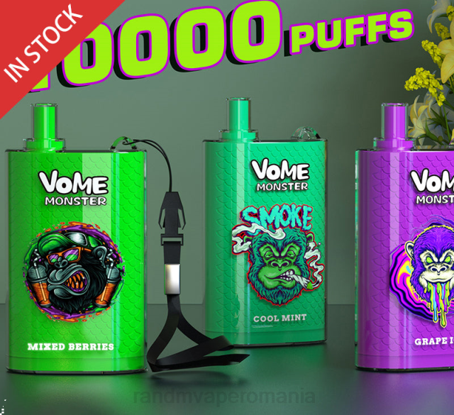 RandM Tornado Sale - RandM Vome Monster 10000 dispozitiv de control al fluxului de aer vape pod 1buc HXFL277 gheață luxuriantă