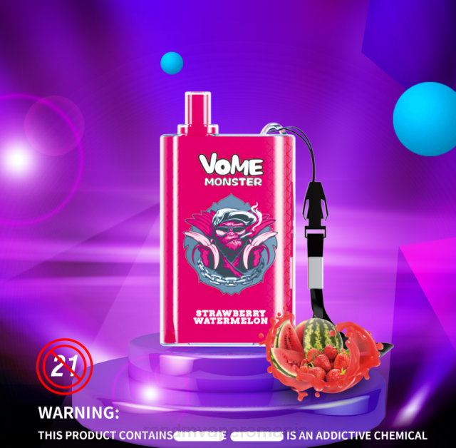 RandM Vape Sale - RandM Vome Monster 10000 dispozitiv de control al fluxului de aer vape pod 1buc HXFL278 fructe de padure amestecate