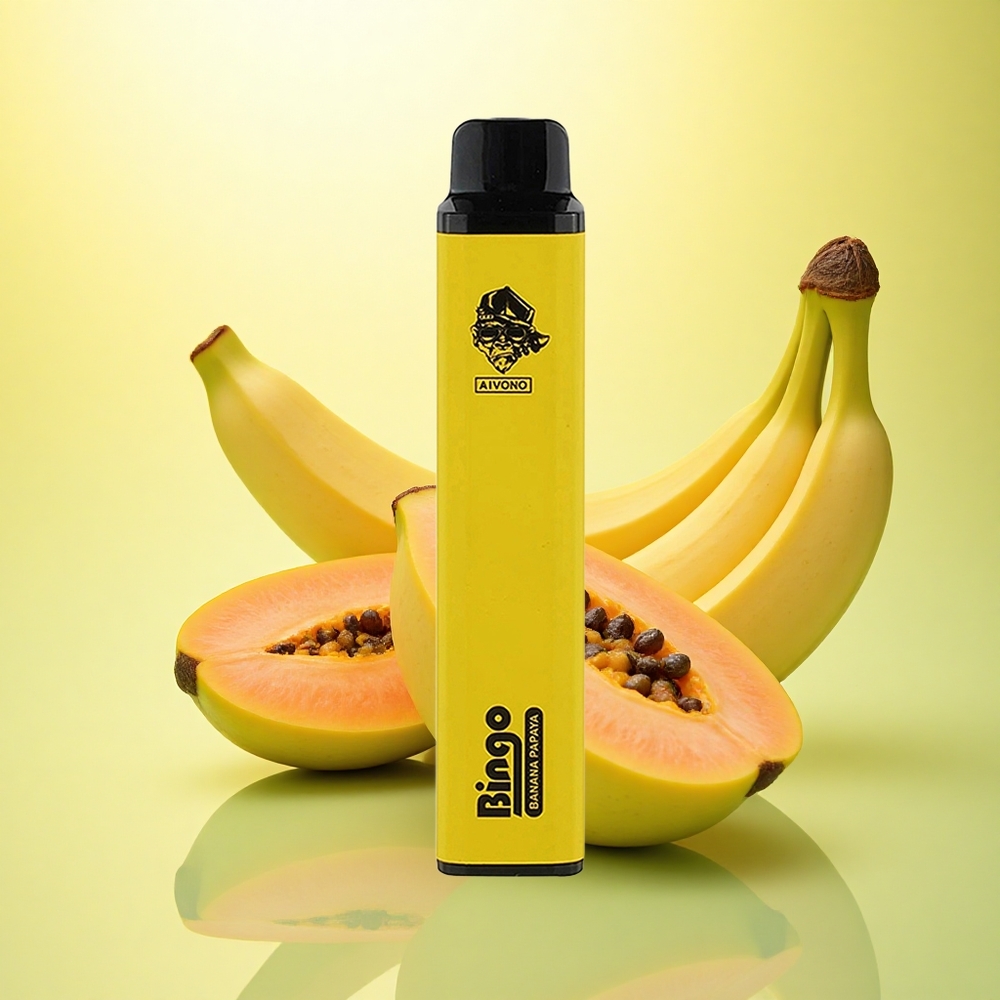 Aivono Aim Bingo 4000 Puffs Banana Papaya 1000mAh 10mL 5% Nicotină Aivono Aim Bingo 4000 Puffs Banana Papaya 1000mAh 10mL 5% Nicotină