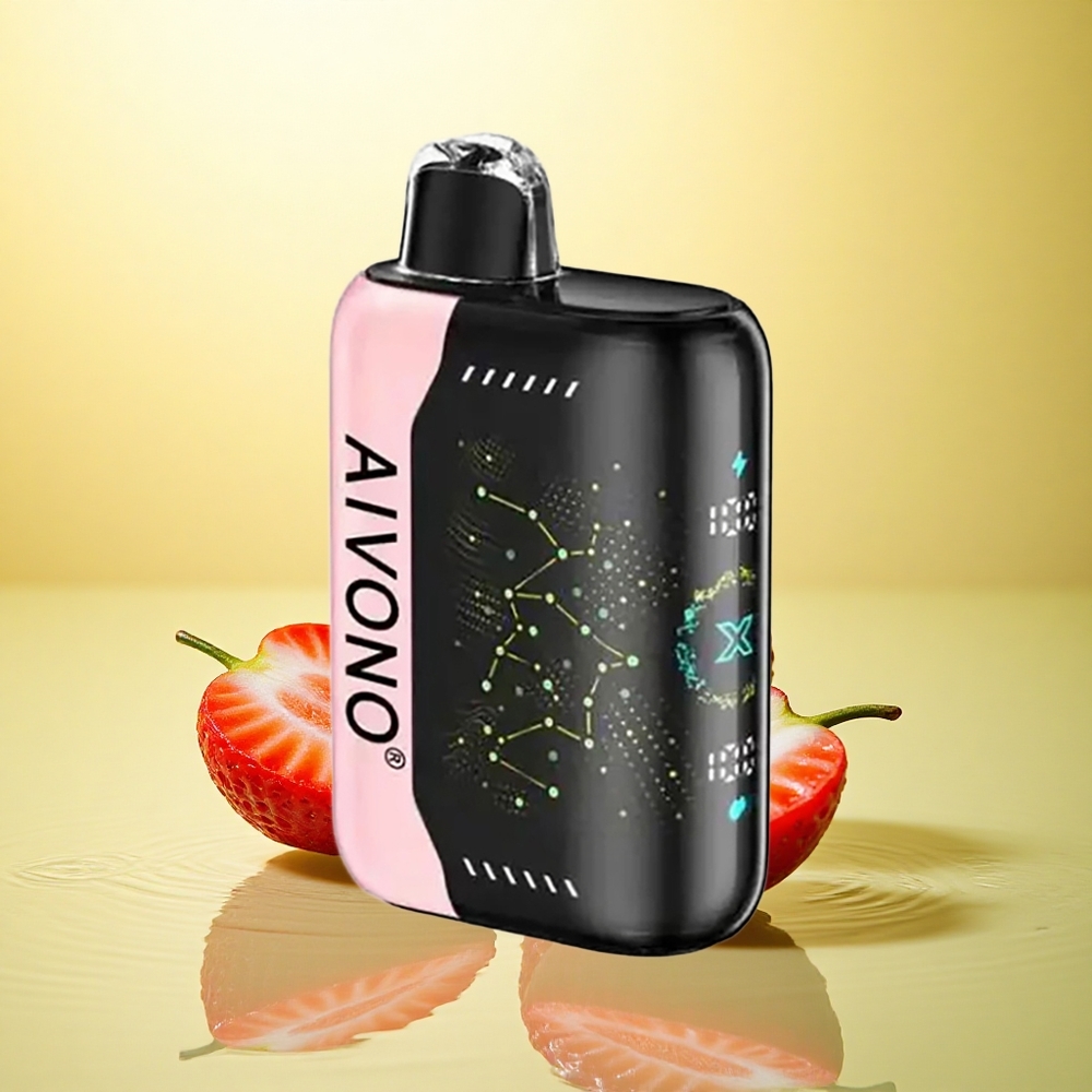 Aivono Aim Boom 25000 Puffs Căpșună B Pop cu Nicotină 5% și Baterie 650mAh Aivono Aim Boom 25000 Puffs Căpșună B Pop cu Nicotină 5% și Baterie 650mAh
