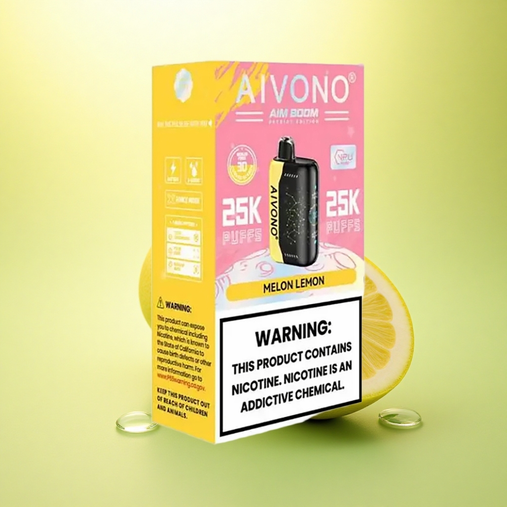 Aivono Aim Boom 25000 Puffs Pepene Lămâie 650mAh 5% Nicotină