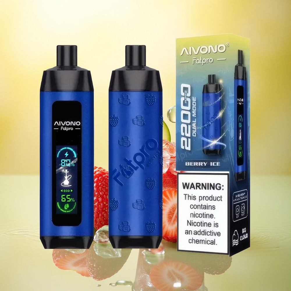 Aivono Aim Fatpro 22000 Puffs Bacău Înghețată cu fructe de pădure 5% Nicotină 600mAh