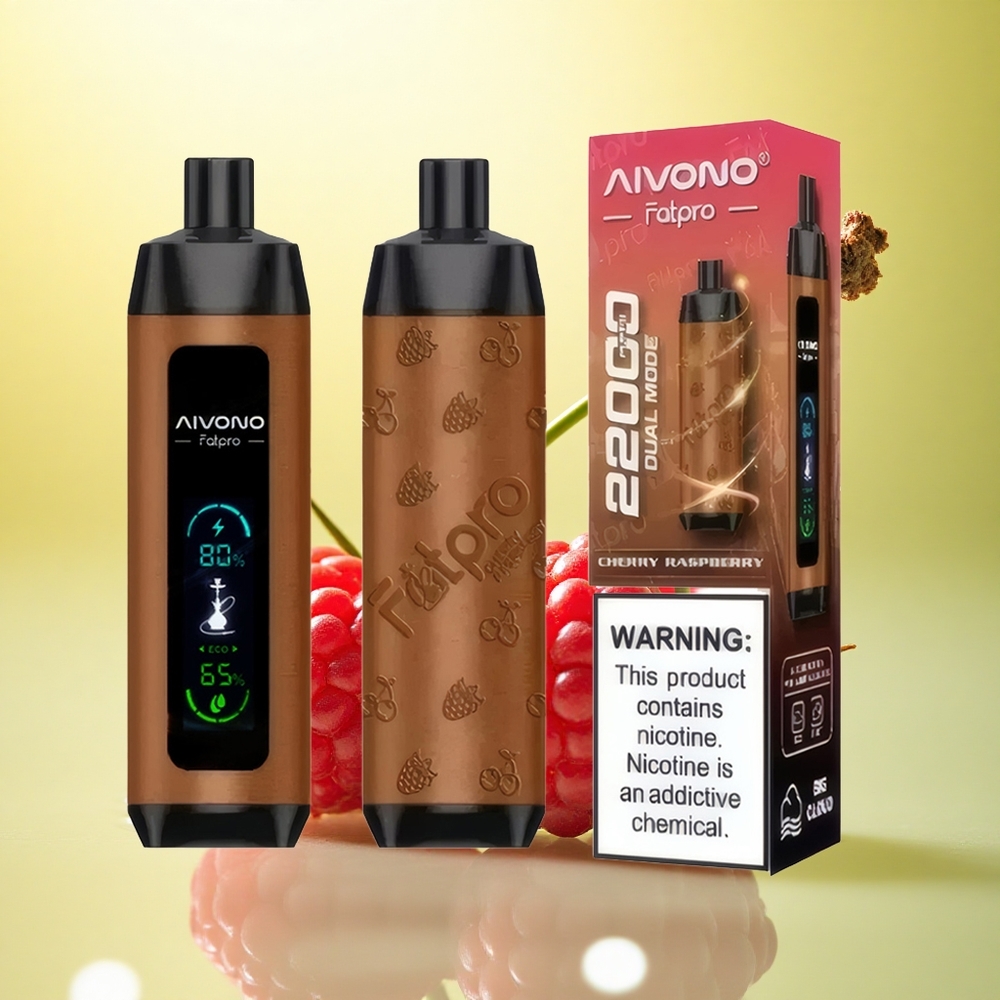 Aivono Aim Fatpro 22000 Puffs Cireșă Zmeură cu 5% Nicotină 28ml 600mAh