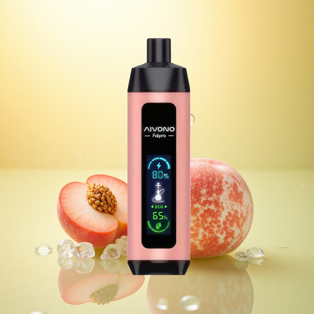 Aivono Aim Fatpro 22000 Puffs Piersică Gheață 5% Nicotin 600mAh 28ml