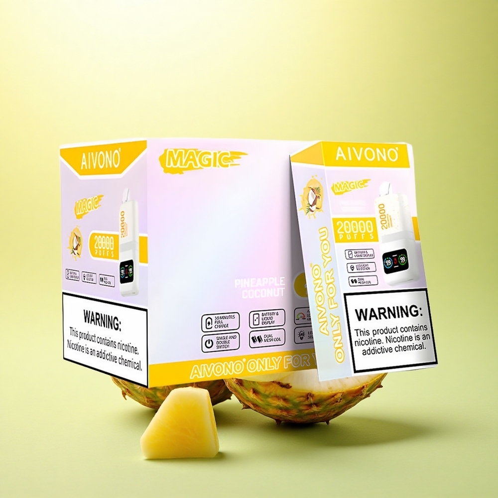 Aivono Aim Magic 20000 Puffs Ananas Nucă cu Nicotină 5% și Baterie 600mAh