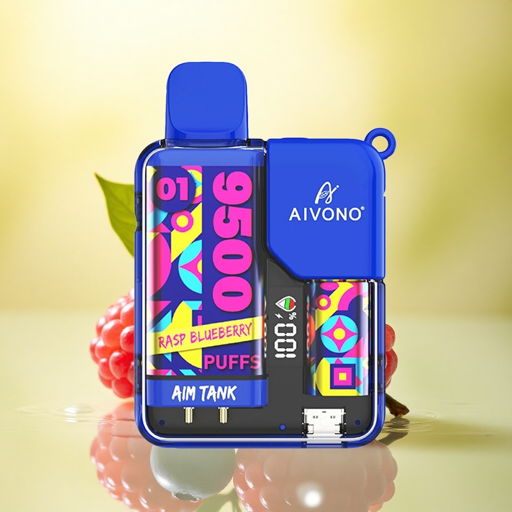 Aivono Aim Tank 9500 Puffs Afine de Zmeură cu 5% Nicotină și 650mAh