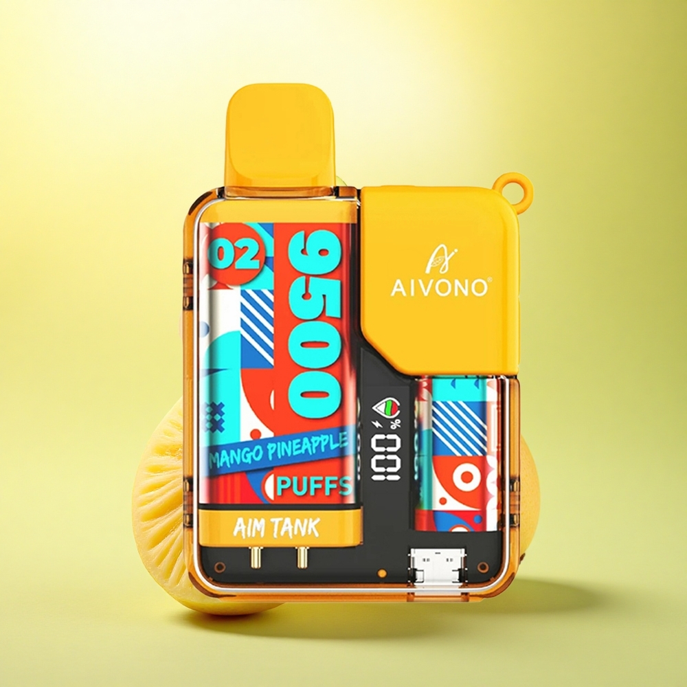 Aivono Aim Tank 9500 Puffs Ananas Mango 650mAh 18ml 5% Nicotină
