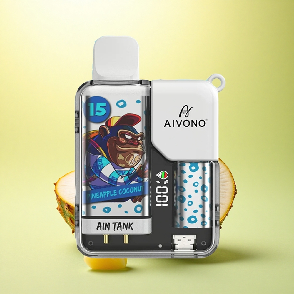 Aivono Aim Tank 9500 Puffs Ananas Nucă 650mAh 1.2ohm