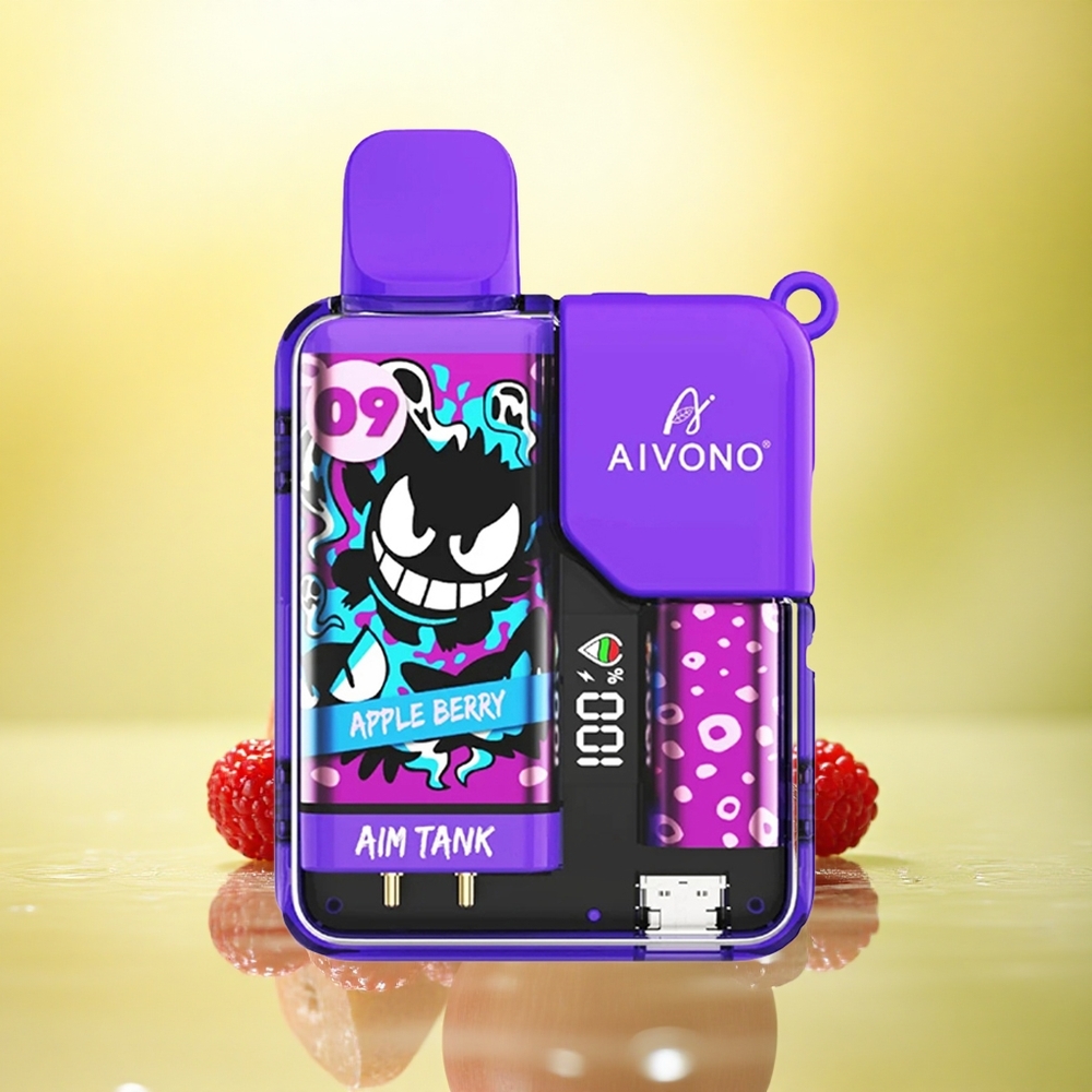 Aivono Aim Tank 9500 Puffs Măr Berry cu 650mAh și 18ml