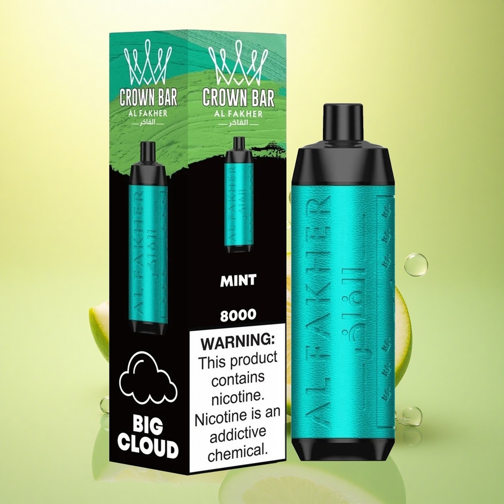 Al Fakher Crown Bar 8000 Crystal Tigaie Aromată 18ml Nicotină 5mg 600mAh
