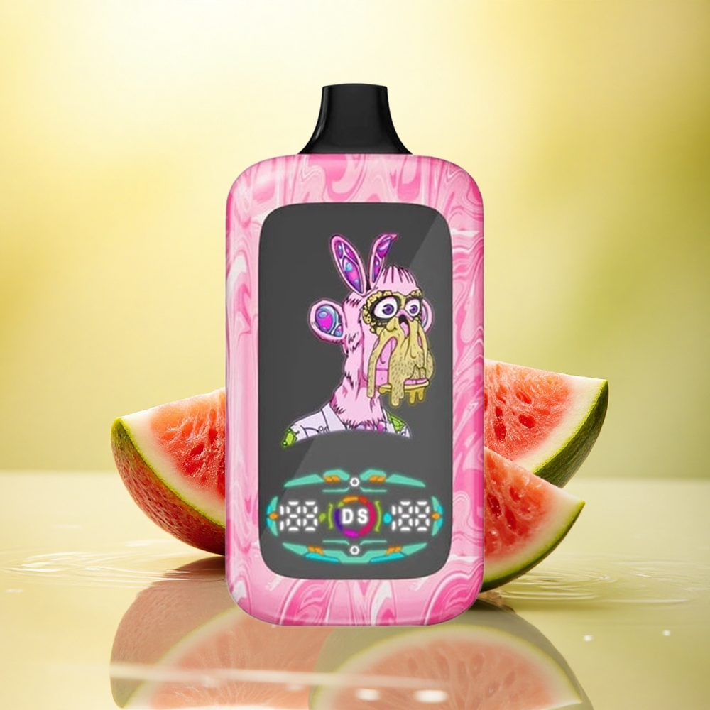 Fumot Digital Monkey 20000/40000 Puffs Păpădie Pepene Roșu cu Nicotină 5% și Baterie 850mAh Fumot Digital Monkey 20000/40000 Puffs Păpădie Pepene Roșu cu Nicotină 5% și Baterie 850mAh