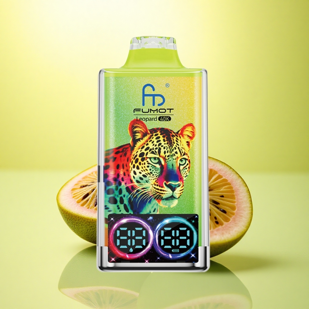 Fumot Leopard 40K Puffs Maracuja Guava Kiwi 5% Nicotin 700mAh Dual Mesh Fumot Leopard 40K Puffs Maracuja Guava Kiwi 5% Nicotin 700mAh Dual Mesh