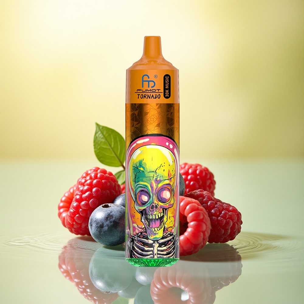 Fumot Randm Tornado 30000 Puffs Afine Zmeură 30mL 5% Nicotină 600mAh