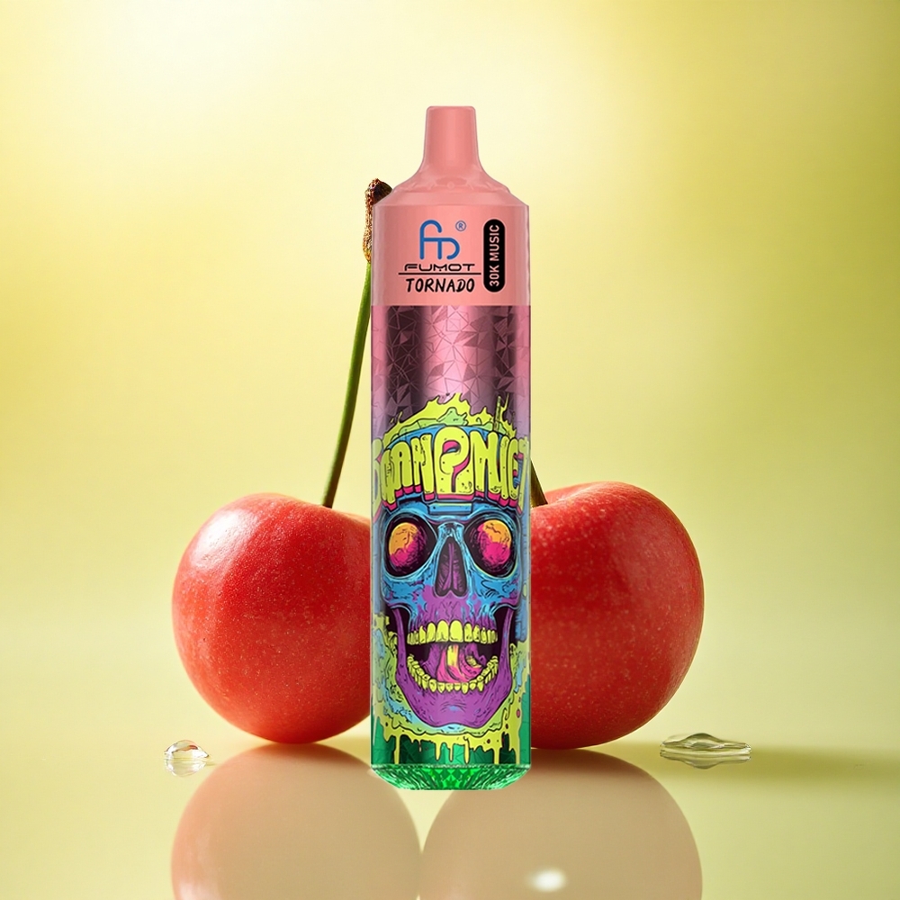 Fumot Randm Tornado 30000 Puffs Triplu Cireșă cu 30mL și 5% Nicotină