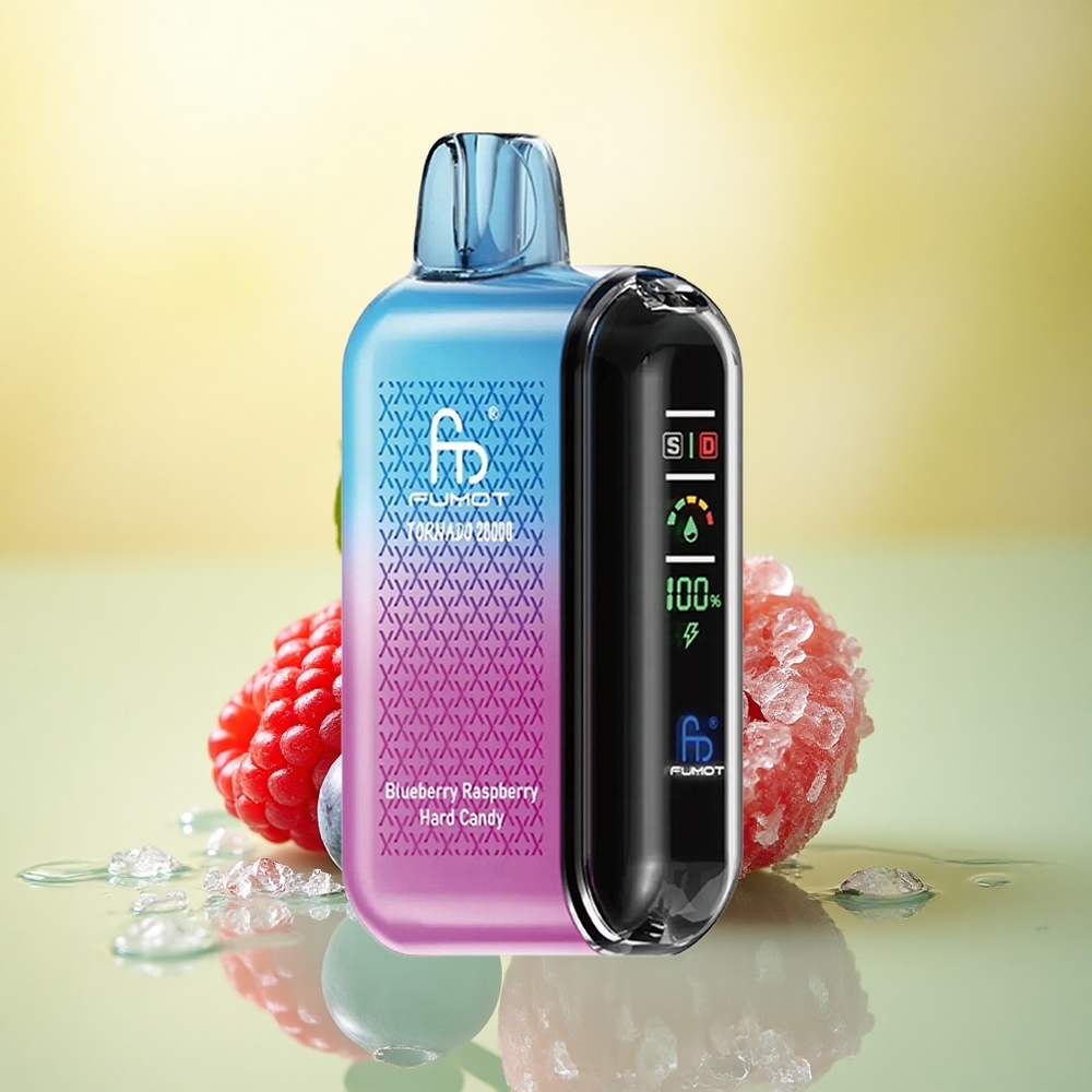 Fumot Tornado 20000 Puffs Afine Zmeură Dulciuri Dure cu Nicotină 2% și Baterie 850mAh Fumot Tornado 20000 Puffs Afine Zmeură Dulciuri Dure cu Nicotină 2% și Baterie 850mAh
