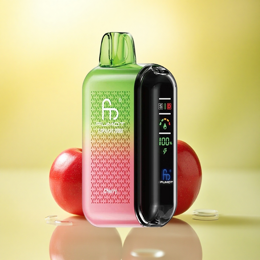 Fumot Tornado 20000 Puffs Cireș Dual Mesh Coil 20ml 850mAh Nicotină 2% Fumot Tornado 20000 Puffs Cireș Dual Mesh Coil 20ml 850mAh Nicotină 2%