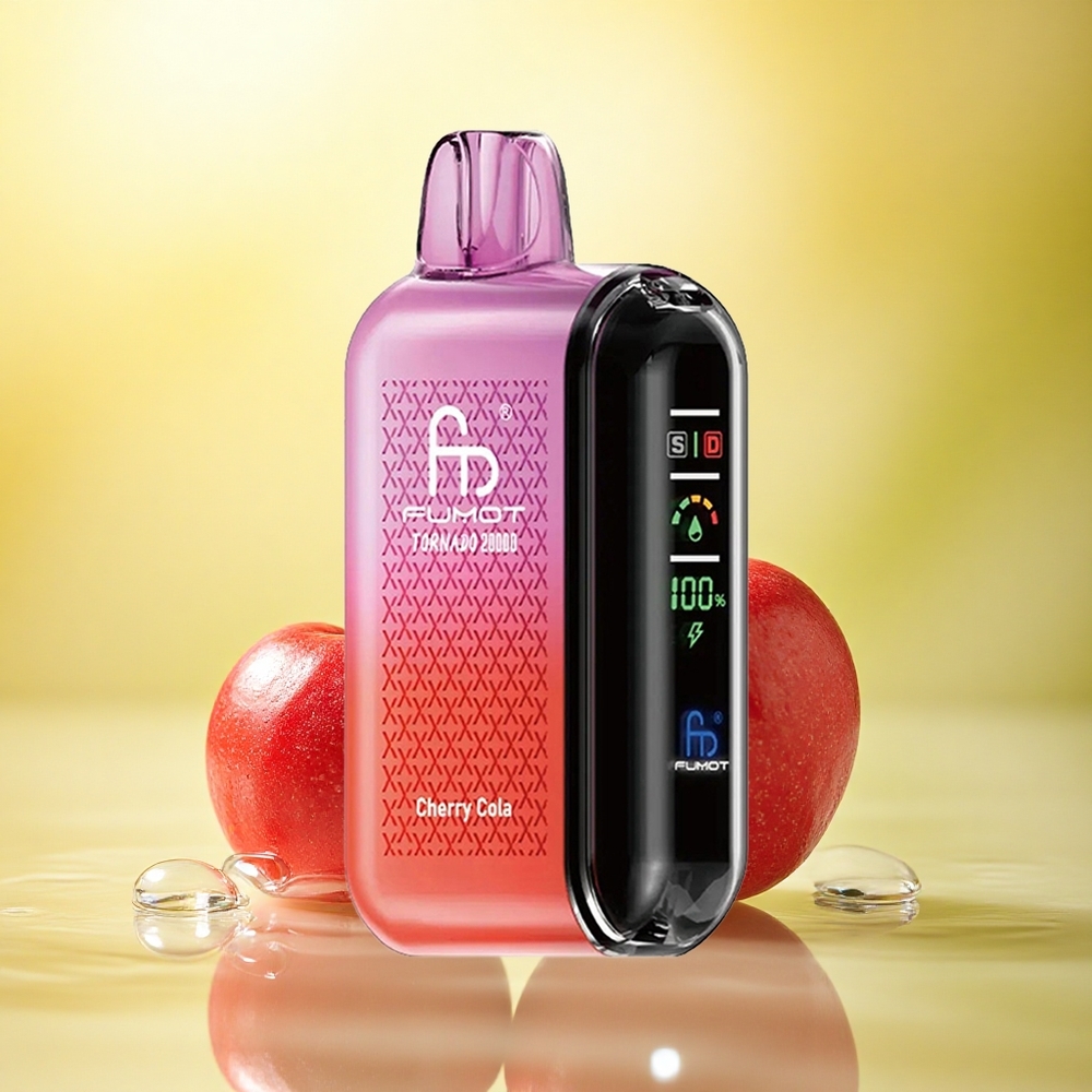 Fumot Tornado 20000 Puffs Cireșe Cola Cu Coil Dual Mesh și 850mAh Fumot Tornado 20000 Puffs Cireșe Cola Cu Coil Dual Mesh și 850mAh