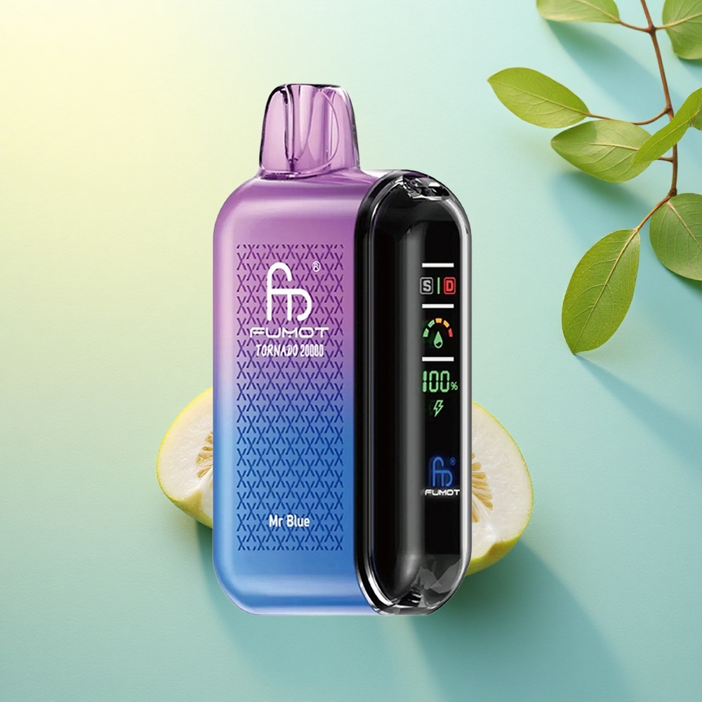 Fumot Tornado 20000 Puffs Domnul Albastru cu 20ml Lichid și 850mAh Fumot Tornado 20000 Puffs Domnul Albastru cu 20ml Lichid și 850mAh