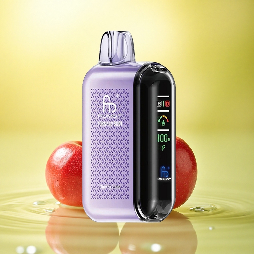 Fumot Tornado 20000 Puffs Lămâiță Cu Cireșe Dual Mesh 20ml 850mAh