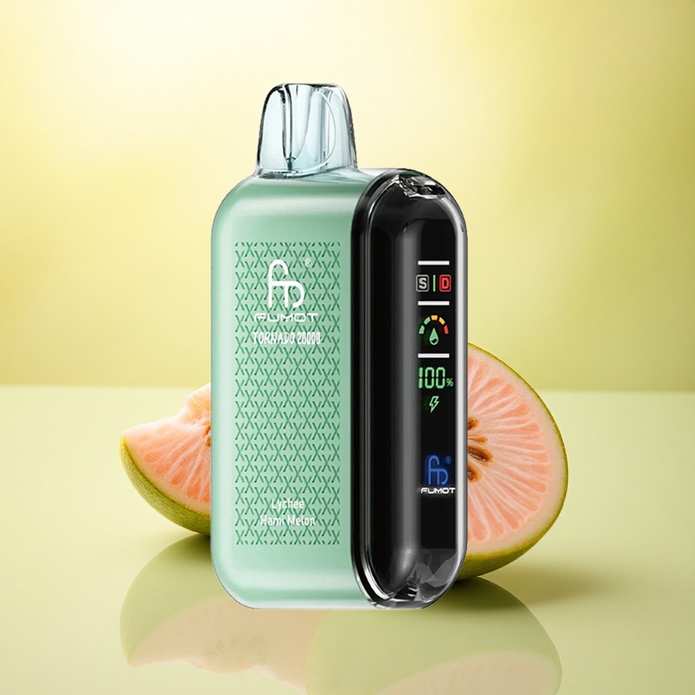 Fumot Tornado 20000 Puffs Licii Dulce Hami Pepene Dual Mesh 850mAh 2% Nicotină